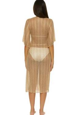 Becca GOLDEN MESH COVER-UP |GOLD|POOL Best