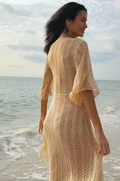 Becca GOLDEN MESH COVER-UP |GOLD|POOL Best