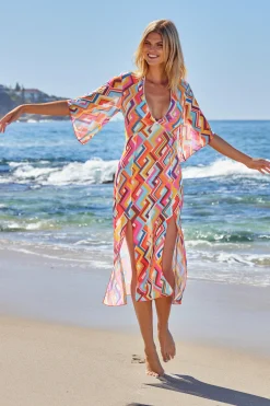 Becca LAS PALMAS MESH DRESS |MULTI Hot