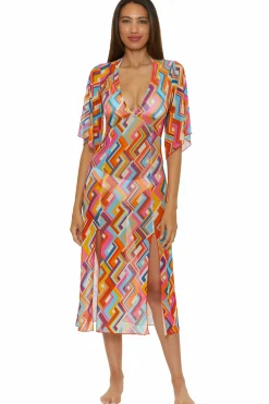 Becca LAS PALMAS MESH DRESS |MULTI Hot