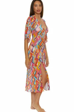 Becca LAS PALMAS MESH DRESS |MULTI Hot