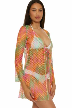 Becca MIRAGE FISHNET TUNIC |MULTI Outlet