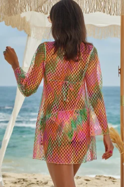 Becca MIRAGE FISHNET TUNIC |MULTI Outlet