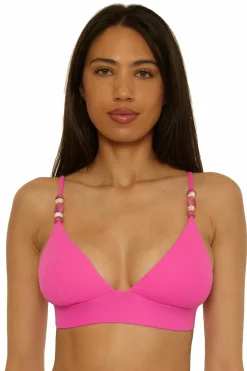 Becca MODERN EDGE HALTER |ROSE BERRY|WHITE