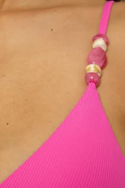 Becca MODERN EDGE HALTER |ROSE BERRY|WHITE