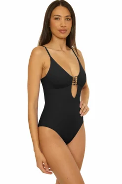 Becca MODERN EDGE ONE PIECE |BLACK|COASTAL Clearance