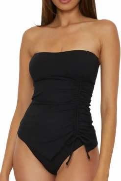 Becca MODERN EDGE TANKINI |BLACK New