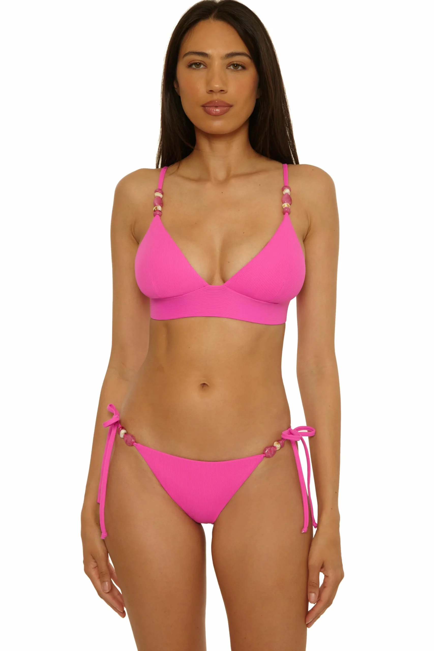 Becca MODERN EDGE TIE SIDE |ROSE BERRY|WHITE Hot