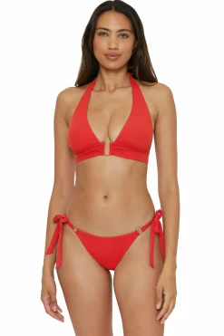 Becca MODERN EDGE TIE SIDE |PEACOCK|CORAL REEF New