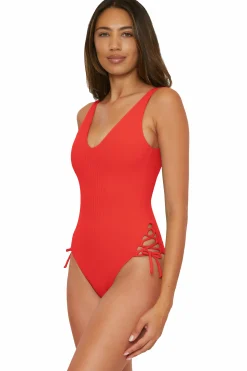 Becca MODERNEDGE 1PC HI-LEG |PEACOCK|CORAL REEF Online