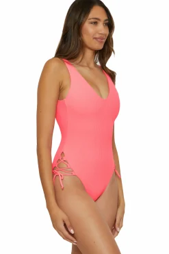 Becca MODERNEDGE 1PC HI-LEG |PEACOCK|CORAL REEF Online