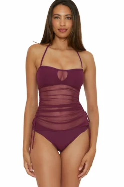 Becca MUSE BANDEAU TANKINI |AUBERGINE|BLACK Best