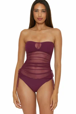 Becca MUSE BANDEAU TANKINI |AUBERGINE|BLACK Best