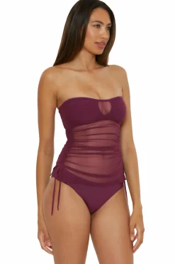 Becca MUSE BANDEAU TANKINI |AUBERGINE|BLACK Best