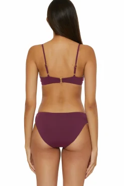 Becca MUSE LAYERED BRALETTE |AUBERGINE|BLACK Hot