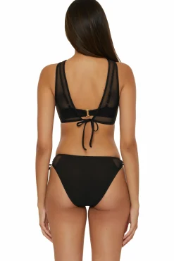 Becca MUSE LAYERED BRALETTE |AUBERGINE|BLACK Hot