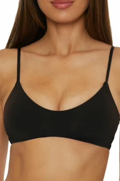 Becca MUSE LAYERED BRALETTE |AUBERGINE|BLACK Hot