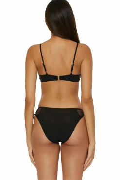 Becca MUSE LAYERED BRALETTE |AUBERGINE|BLACK Hot
