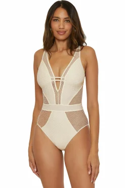 Becca NETWORK 1PC PLUNGE |ECRU|BLACK Hot