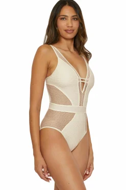 Becca NETWORK 1PC PLUNGE |ECRU|BLACK Hot