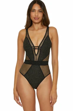 Becca NETWORK 1PC PLUNGE |ECRU|BLACK Hot
