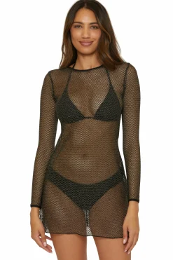 Becca NETWORK SCOOP DRESS |ECRU|BLACK Sale