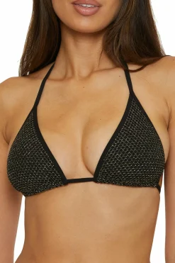 Becca NETWORK TRIANGLE TOP |BLACK Hot