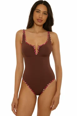 Becca ON THE EDGE ONE PIECE |MOCHA|LAPIS Discount
