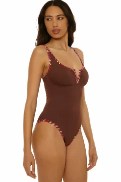 Becca ON THE EDGE ONE PIECE |MOCHA|LAPIS Discount