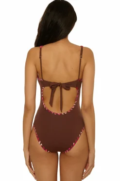 Becca ON THE EDGE ONE PIECE |MOCHA|LAPIS Discount