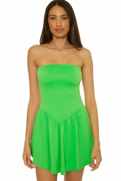 Becca PALMA TUBE MINI DRESS |HIBISCUS|BLACK|MEADOW