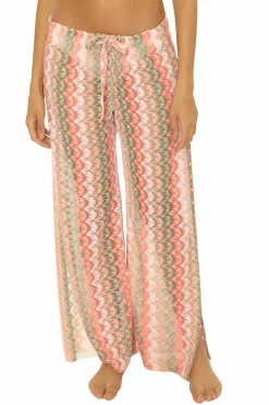 Becca PARADISE CROCHET PANT |GRASS MULTI|ANTIQUE GOLD|CAMEO MULTI|CARROT/ VIVID PINK|MULTI CORAL|MINERAL MULTI|OLIVE MUL