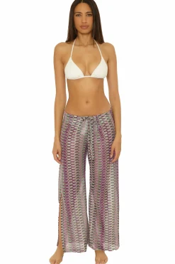Becca PARADISE CROCHET PANT |GRASS MULTI|ANTIQUE GOLD|CAMEO MULTI|CARROT/ VIVID PINK|MULTI CORAL|MINERAL MULTI|OLIVE MUL