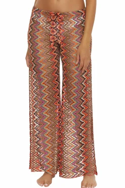 Becca PARADISE CROCHET PANT |GRASS MULTI|ANTIQUE GOLD|CAMEO MULTI|CARROT/ VIVID PINK|MULTI CORAL|MINERAL MULTI|OLIVE MUL