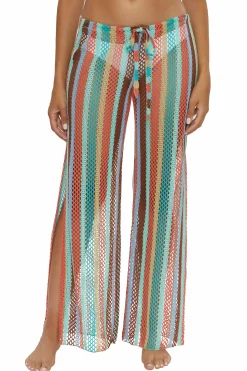 Becca PARADISE CROCHET PANT |GRASS MULTI|ANTIQUE GOLD|CAMEO MULTI|CARROT/ VIVID PINK|MULTI CORAL|MINERAL MULTI|OLIVE MUL