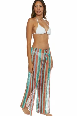Becca PARADISE CROCHET PANT |GRASS MULTI|ANTIQUE GOLD|CAMEO MULTI|CARROT/ VIVID PINK|MULTI CORAL|MINERAL MULTI|OLIVE MUL