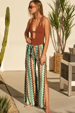Becca PARADISE CROCHET PANT |GRASS MULTI|ANTIQUE GOLD|CAMEO MULTI|CARROT/ VIVID PINK|MULTI CORAL|MINERAL MULTI|OLIVE MUL