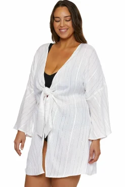 Becca RADIANCE OPEN TUNIC |WHITE Best