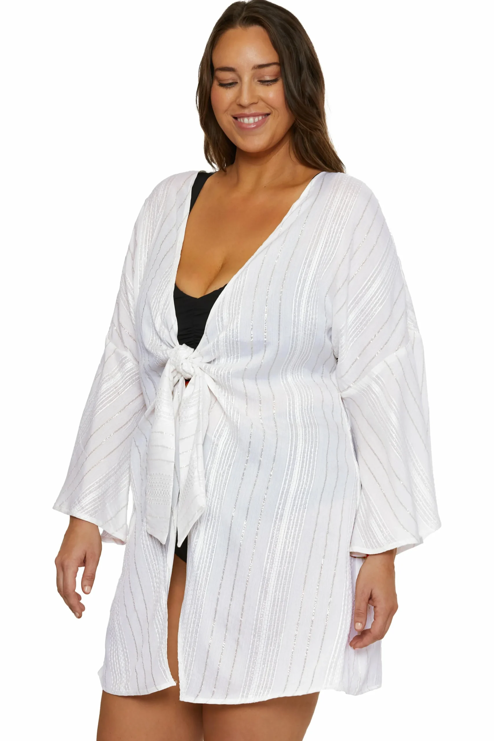 Becca RADIANCE OPEN TUNIC |WHITE Best