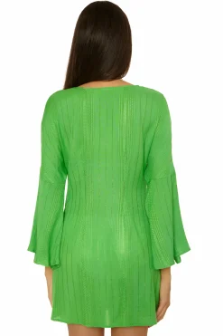 Becca RADIANCE V-NECK TUNIC |HIBISCUS|MEADOW Clearance