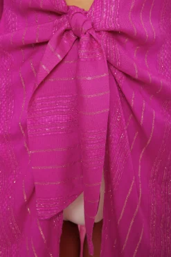 Becca RADIANCE V-NECK TUNIC |HIBISCUS|MEADOW Clearance