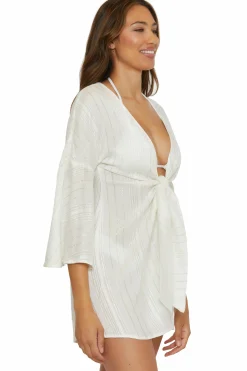 Becca RADIANCE V-NECK TUNIC |WHITE Sale