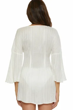 Becca RADIANCE V-NECK TUNIC |WHITE Sale