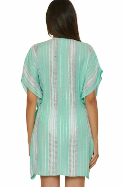 Becca RADIANCE WOVEN TUNIC |CORAL REEF|AQUA SEA/BELLFLOWER MUL|AUBERGINE MULTI|BLK/MUL|WHITE