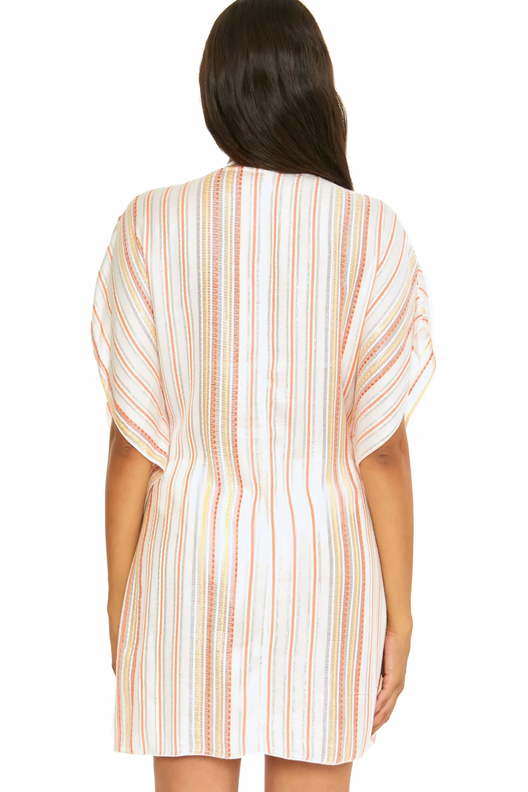Becca RADIANCE WOVEN TUNIC |CORAL REEF|AQUA SEA/BELLFLOWER MUL|AUBERGINE MULTI|BLK/MUL|WHITE