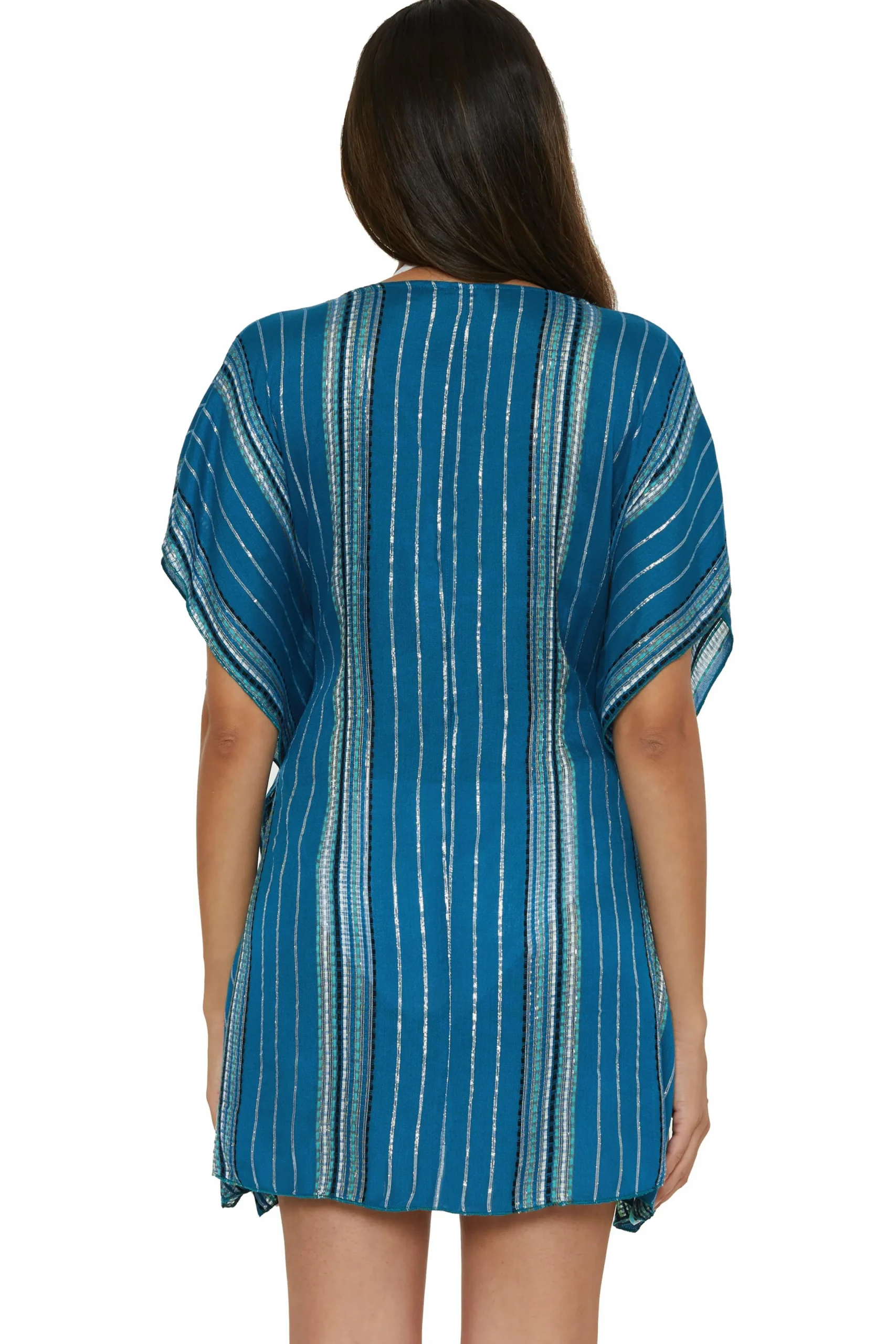 Becca RADIANCE WOVEN TUNIC |CORAL REEF|AQUA SEA/BELLFLOWER MUL|AUBERGINE MULTI|BLK/MUL|WHITE