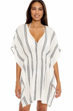 Becca RADIANCE WOVEN TUNIC |CORAL REEF|AQUA SEA/BELLFLOWER MUL|AUBERGINE MULTI|BLK/MUL|WHITE