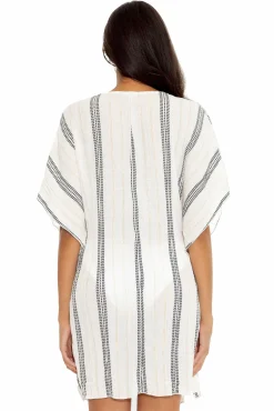 Becca RADIANCE WOVEN TUNIC |CORAL REEF|AQUA SEA/BELLFLOWER MUL|AUBERGINE MULTI|BLK/MUL|WHITE