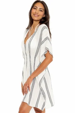 Becca RADIANCE WOVEN TUNIC |CORAL REEF|AQUA SEA/BELLFLOWER MUL|AUBERGINE MULTI|BLK/MUL|WHITE