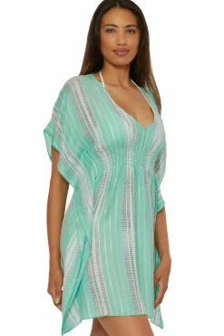 Becca RADIANCE WOVEN TUNIC |CORAL REEF|AQUA SEA/BELLFLOWER MUL|AUBERGINE MULTI|BLK/MUL|WHITE